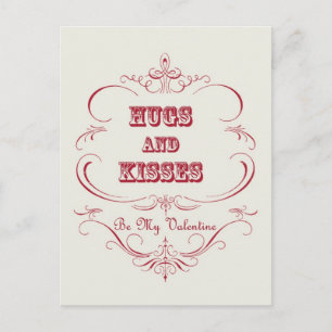 Cartão postal do Dia de os namorados Vintage