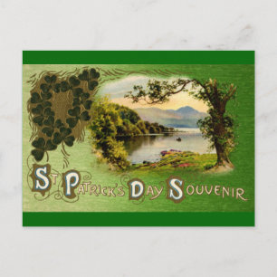 Cartão postal do Dia de São Patrício Vintage