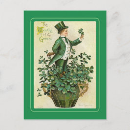 Cartão postal do Dia de São Patrício Vintage
