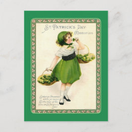 Cartão postal do Dia de São Patrício Vintage