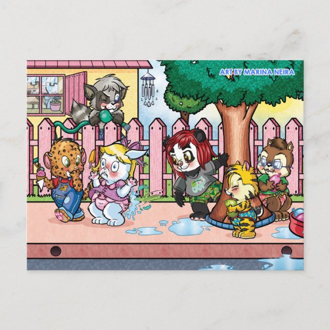 Cartão postal do Dia de Verão (Frente)