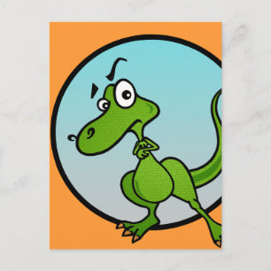 CARTÃO POSTAL DO DINOSSAUR ENGRAÇADO
