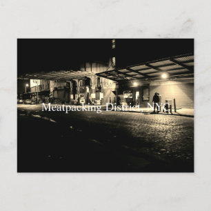 Cartão postal do distrito de Meatpacking