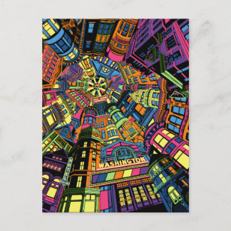 Cartão postal do Distrito Histórico de Quincy Illi