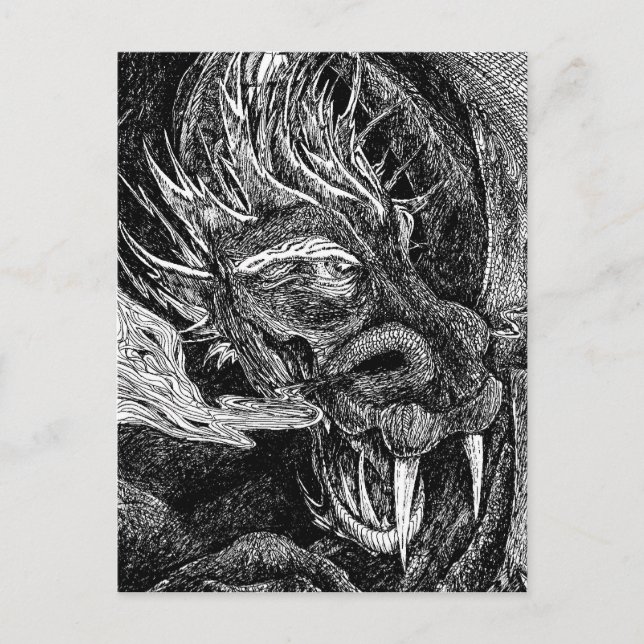 Cartão postal do dragão (Frente)