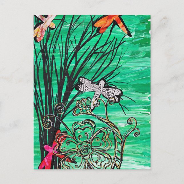Cartão postal do Dragonfly Park (Frente)