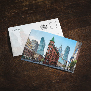 Cartão postal do edifício Gooderham, Toronto Canad