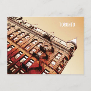 cartão postal do edifício Toronto Flat Iron