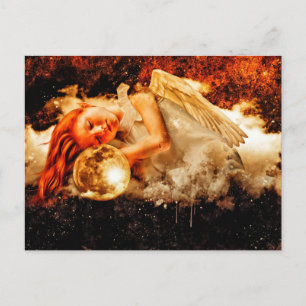 cartão postal do elf angel