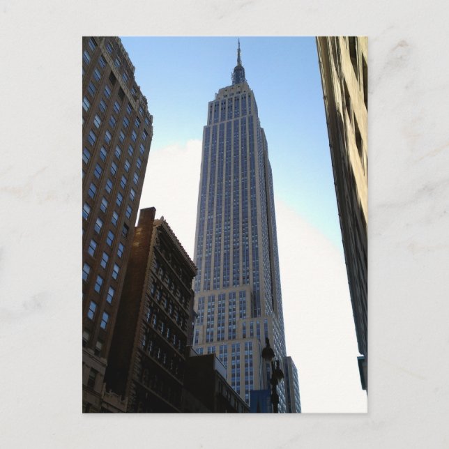 Cartão postal do Empire State Building Manhattan N (Frente)