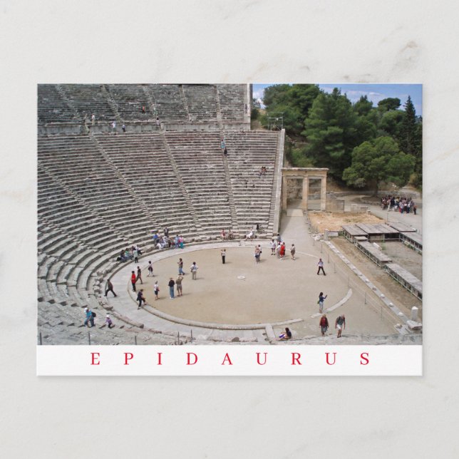 Cartão postal do Epidaurus (Frente)
