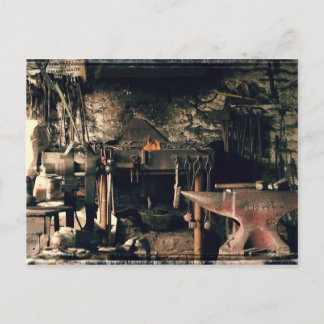 Cartão Postal do Escritório da Oficina de Ferreiro