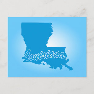 Cartão postal do estado da Louisiana