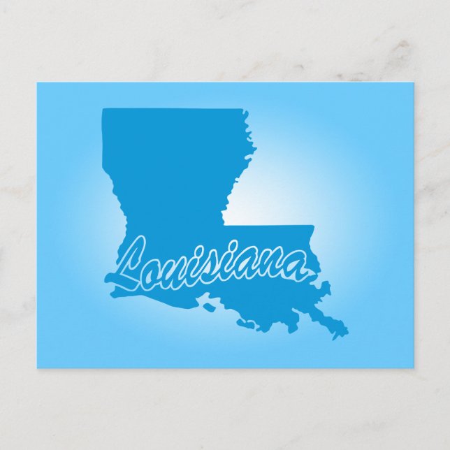 Cartão postal do estado da Louisiana (Frente)