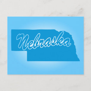 Cartão postal do Estado de Nebraska