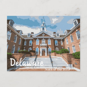 Cartão postal do Estado Delaware