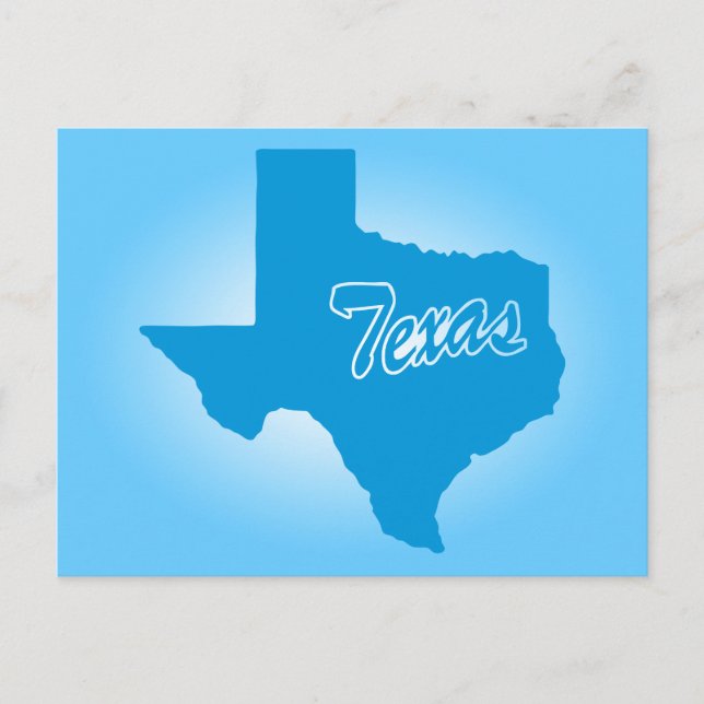 Cartão postal do Estado do Texas (Frente)