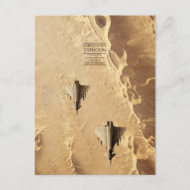 Cartão postal do Eurocaça Typhoon