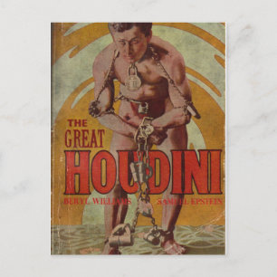 Cartão postal do Excelente Houdini