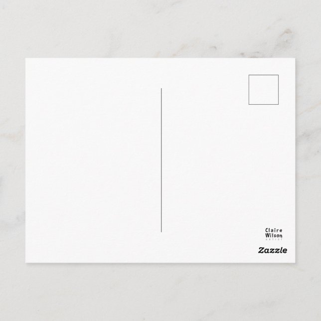 Cartão postal do farol de Boston (Verso)