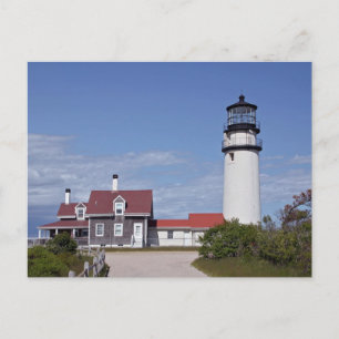 Cartão postal do farol de Cape Cod