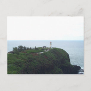 Cartão Postal do Farol de Kauai