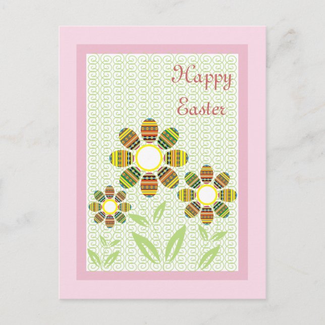 Cartão postal do felz pascoa (Frente)