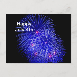 Cartão postal do Fireworks 5 de julho 4