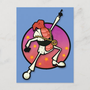 CARTÃO POSTAL DO FUNNY DISCO SUSHI