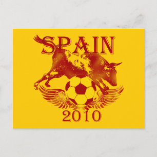 Cartão postal do futebol España, amantes do futebo
