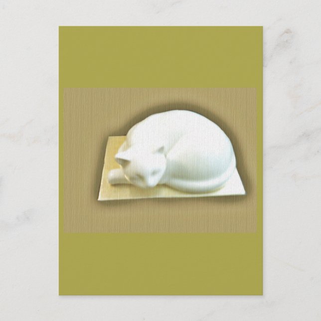 Cartão postal do Gato na Caixa de Ouro II (Frente)