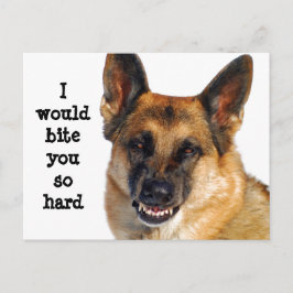Cartão postal do german shepherd