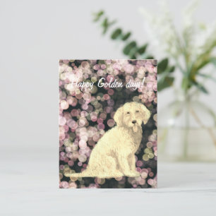 Cartão postal do Golden Doodle