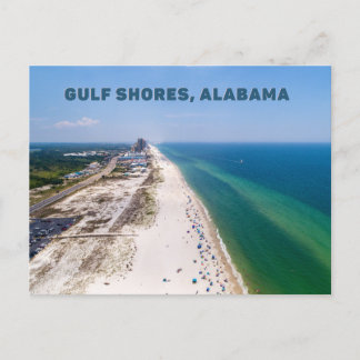 Cartão postal do Golfo do Sul Alabama