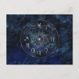 Cartão postal do Gráfico Zodiac