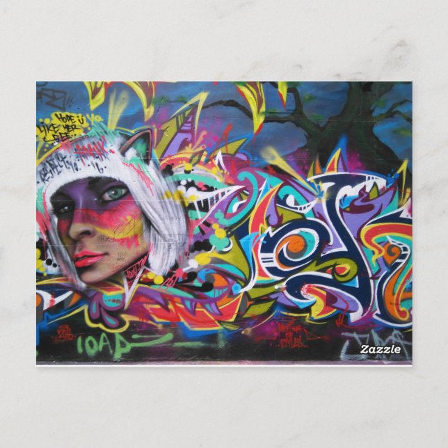 cartão postal do grafite (Verso)