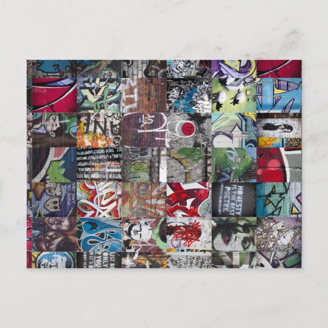 Cartão postal do grafite (Frente)
