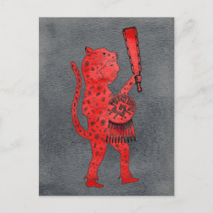 Cartão postal do Guerreiro Jaguar