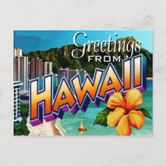 Cartão Postal do Hawaii