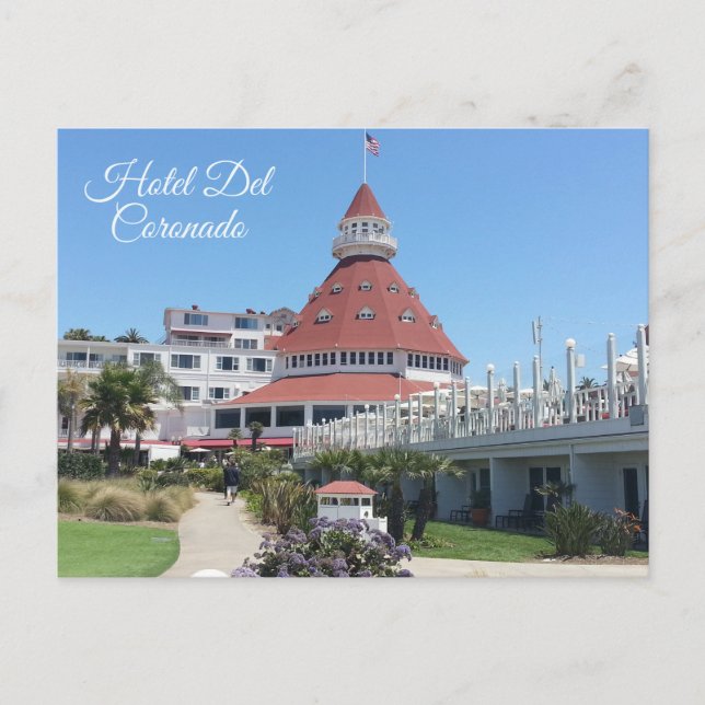 Cartão postal do Hotel Del Coronado (Frente)