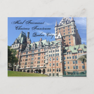 Cartão postal do Hotel Fairmont Chateau Frontenac