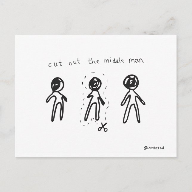 cartão postal do intermediário (Frente)