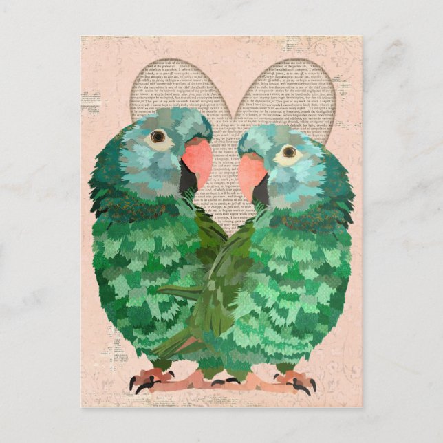 Cartão postal do Jade Parrots (Frente)