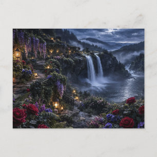 Cartão Postal do Jardim da Cachoeira