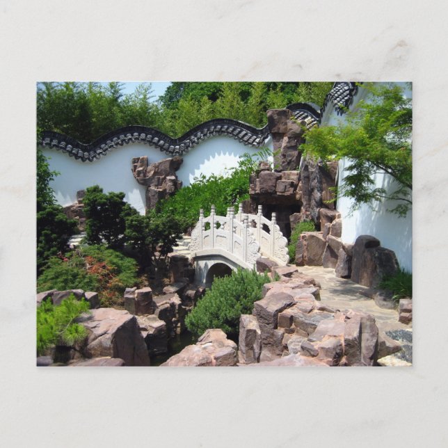 Cartão Postal do Jardim do Erudito Chinês (Frente)