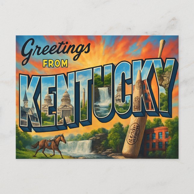 Cartão Postal do KENTUCKY (Frente)