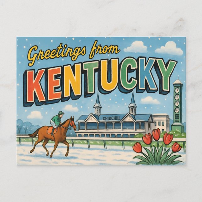 Cartão postal do KENTUCKY (Frente)
