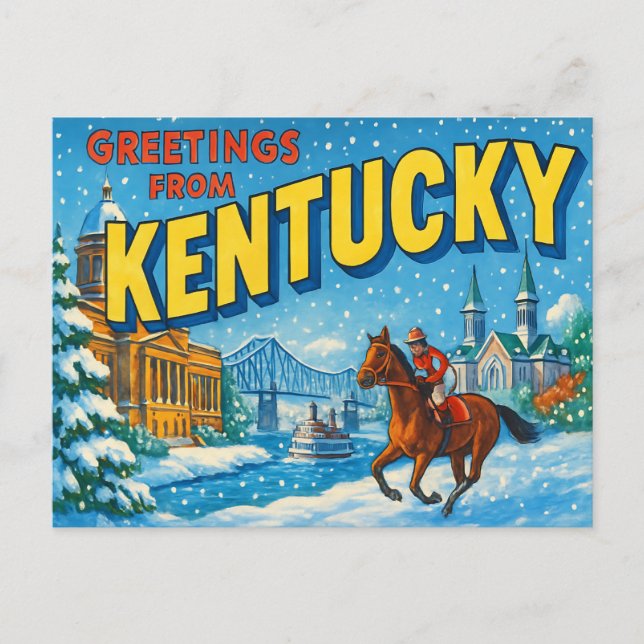 Cartão postal do KENTUCKY (Frente)