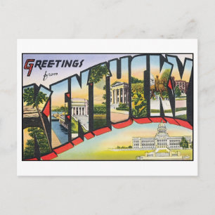 Cartão postal do Kentucky Vintage