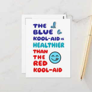 Cartão postal do Kool-Aid Azul